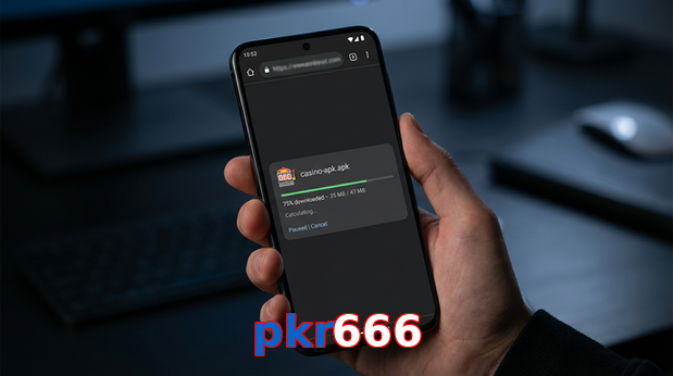 Main screen of Pkr666 apk page for PK players