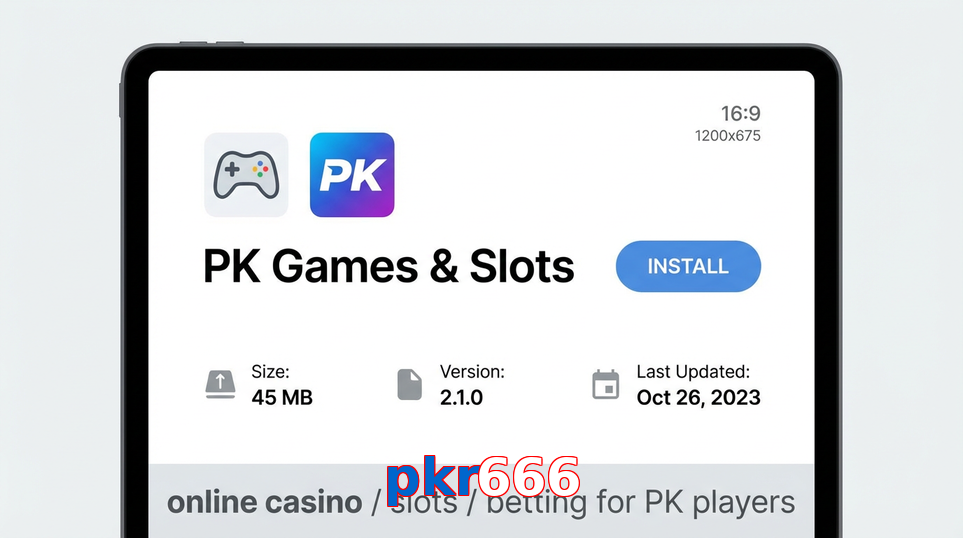 Game list for Pkr666 gameapk section