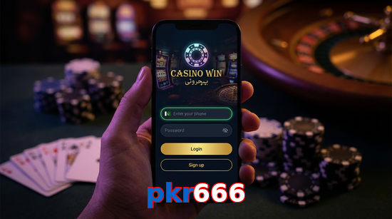 Main screen of Pkr666 login page for PK players